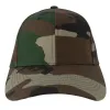 Kids Woodland Camo Low Profile Cap Adjustable Cotton Hat