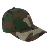 Kids Woodland Camo Low Profile Cap Adjustable Cotton Hat