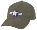 Vintage Air Corps Logo Low Profile Cap Military Cotton Hat