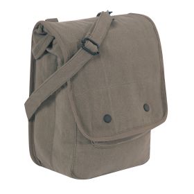 Vintage Canvas Map Case Shoulder Bag Emergency Doc Carrier
