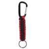 Thin Red Line Paracord Carabiner Keychain Survival Clip - EDC