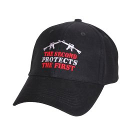 "2nd Protects 1st" Low Profile Cap Patriotic or Pride Cotton Hat