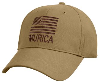 Subdued Murica Low Profile Cap Patriotic American Flag Hat