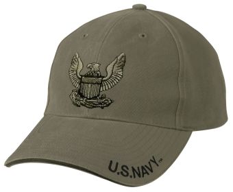 Navy Eagle Low Profile Cap – Vintage Military Hat For Veterans