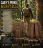 Vintage Canvas Wayfarer Backpack Leather Accent Field Pack