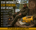 Solar/Wind Up Flashlight Radio/HandCrank/Light/Communication