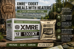XMRE 1300XT Meals with Heaters - 12 Pack Emergency Rations