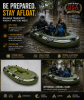 Solstice Outdoorsman 9000 4-Person Inflatable Fishing Boat 9ft