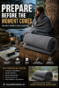 Crisis Relief Wool Blanket – Heavy-Duty Survival Warmth/Shelter
