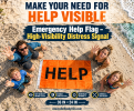Emergency Help Flag – High-Visibility Distress Signal