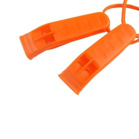 2pcs Emergency Whistles – Loud Signal with Reflective Lanyard
