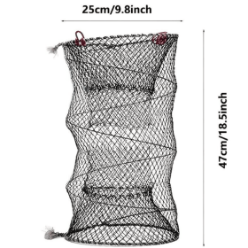Collapsible Folding Fishing Trap Net for Minnow, Shrimp & Crab