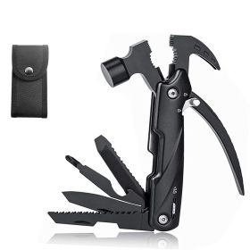 Stainless Steel Survival Hammer Multitool: Pocket Tool w/Sheath
