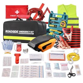 32pcs Car Emergency Kit – Full First Aid & Vehicle Repair Kit