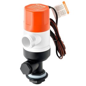 12V 800 GPH Livewell Pump/Dual Inlet Boat Aerator for Fish/Bait