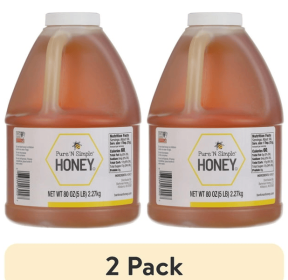 Pure 'N Simple Honey – 2pk (160 oz Total) - Perfect for Preppers