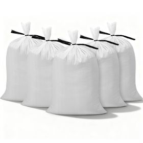 Empty Sandbags, 300 Packs 16 x 26 in, Heavy Duty Sand Bags Sacks with Ties, 50lb Capacity Woven Polypropylene Sandbags