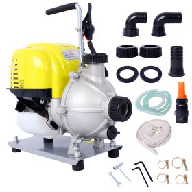 38CC 4-Stroke Gas-Powered Water Transfer Pump with Hoses