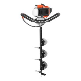VEVOR Gas-Powered Post Hole Digger: 43CC Auger for Digging
