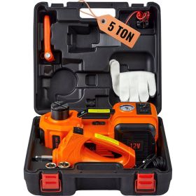 Electric Car Jack 5 Ton – Hydraulic Lift w/Impact Wrench & Pump