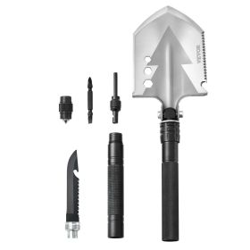 Survival Shovel 8-in-1 Folding Multitool for Emergency/Crisis Use