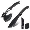 Hunting Knife/Hatchet Combo Set: Stainless Steel Survival Tools