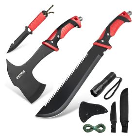 Hatchet/Machete Knife Set – Tactical Survival/Emergencies Tools
