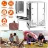 Foldable Wood Burning Camping Stove – Survival Cooking Gear