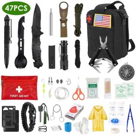47pc Survival Kit – Compact EDC Gear/Disaster Preparedness
