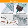 2pc Foldable Fishing Bait Trap Net/Multi-Entrance Catch System
