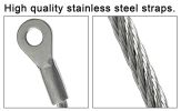 14in Stainless Steel Furniture Straps - Baby Proofing/Earthquake