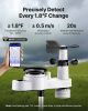 5-in-1 Wi-Fi Weather Station, 7.5-Inch VA Display, Wireless Solar Powered Outdoor Sensor, Rain Gauge, Indoor Outdoor for Weather Forecast