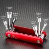 Mini Survival Wrench - Multi-Tool w/Interchangeable Hex Sockets