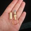 Mini Brass Capsule Knife – Survival Pocket/Keychain Pendant