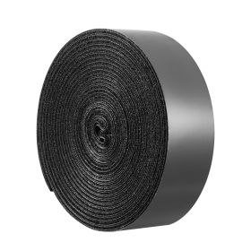 16 ft x 1.5 in Hook and Loop Tape Nylon Self Adhesive Strips Roll Black