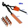 10x Ferro Rod Fire Starter Kit – Flint Steel Strikers/Survival Prep