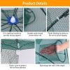 2pc Foldable Fishing Bait Trap Net/Multi-Entrance Catch System