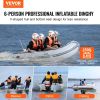 6-Per Inflatable Dinghy – Marine Wood Floor & Aluminum Bench