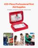 420-Piece Emergency First Aid Kit – Compact Survival Medical