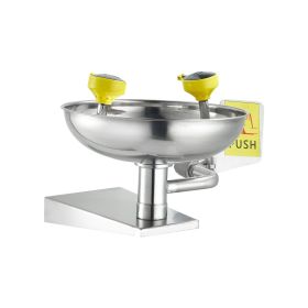 Stainless Emergency Eyewash Station – Wall-Mounted System