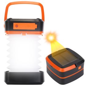 Solar LED Collapsible Lantern: USB Rechargeable Survival Light