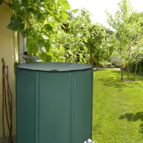 100gal Rain Barrel with Spigot/Filter for Emergency/Garden Use