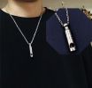 Whistle Pendant Necklace – Stainless Steel Safety Accessory