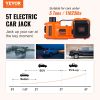 Electric Car Jack 5 Ton: Hydraulic w/Inflatable Pump & LED Light