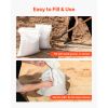 Heavy Duty Sandbags 100pk - Flood Barrier Protection With Ties