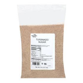 Turbinado Cane Sugar – 5 lb Natural Sweetener/Prepping Ready