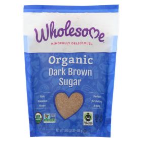 Wholesome Sweeteners Organic Dark Brown Sugar - 24 oz - 6pk