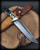 1095 Bear Hunter Bowie Knife: High Carbon Steel Survival Blade