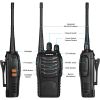 2 Pack BF-888S UHF Two-Way Radios – Portable Walkie Talkies