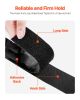 16 ft x 1.5 in Hook and Loop Tape Nylon Self Adhesive Strips Roll Black